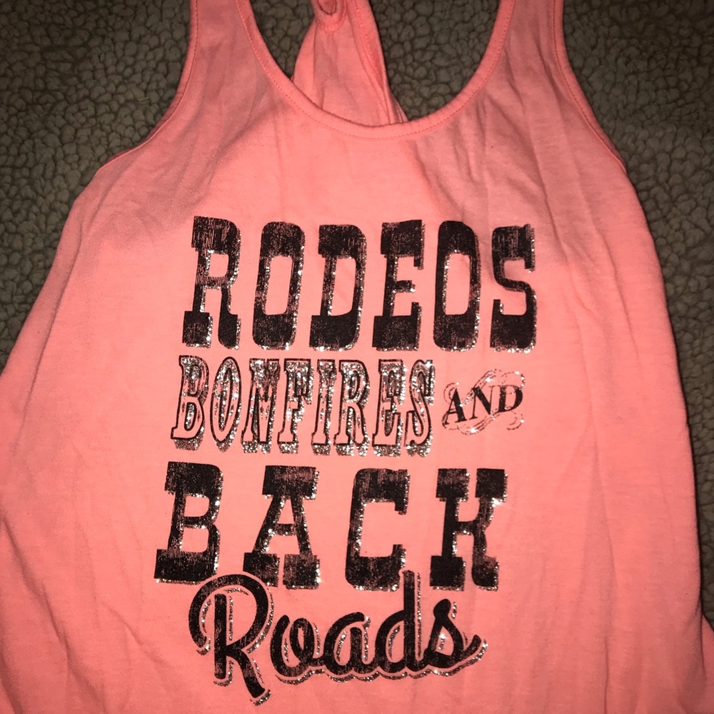 Pink tank top